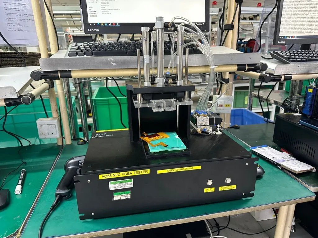 PCBA production test fixture for mass production